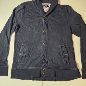 Ted Baker Navy Shawl Collar Cardigan